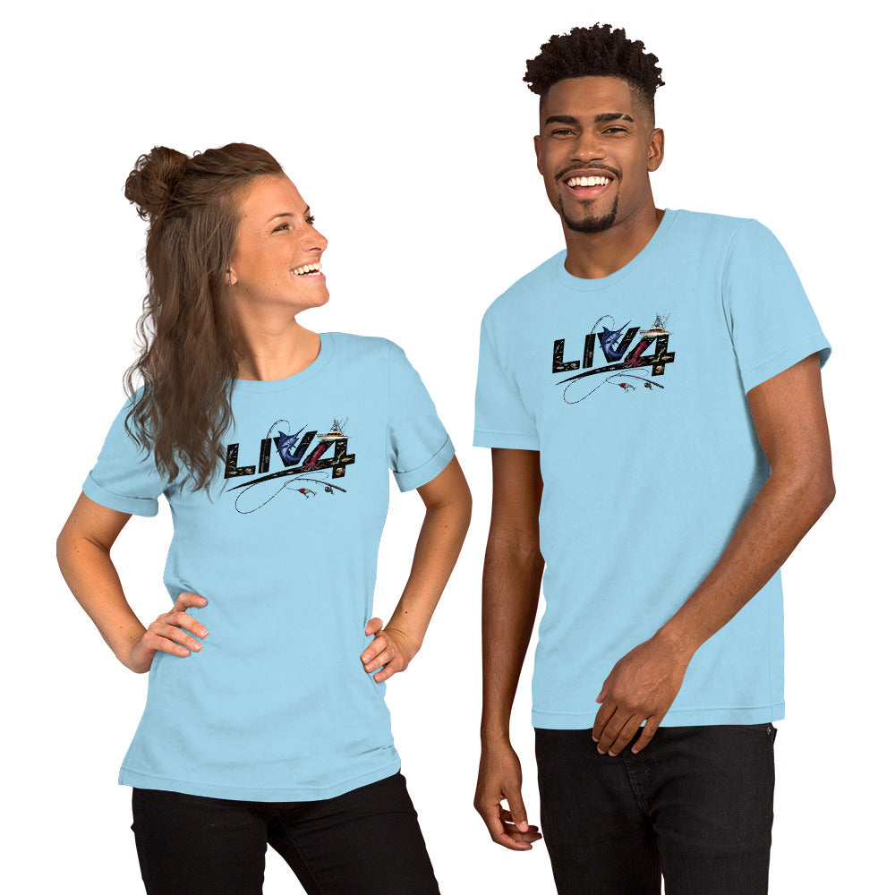 LIV 4 Deep Sea Fishing Unisex T-Shirt