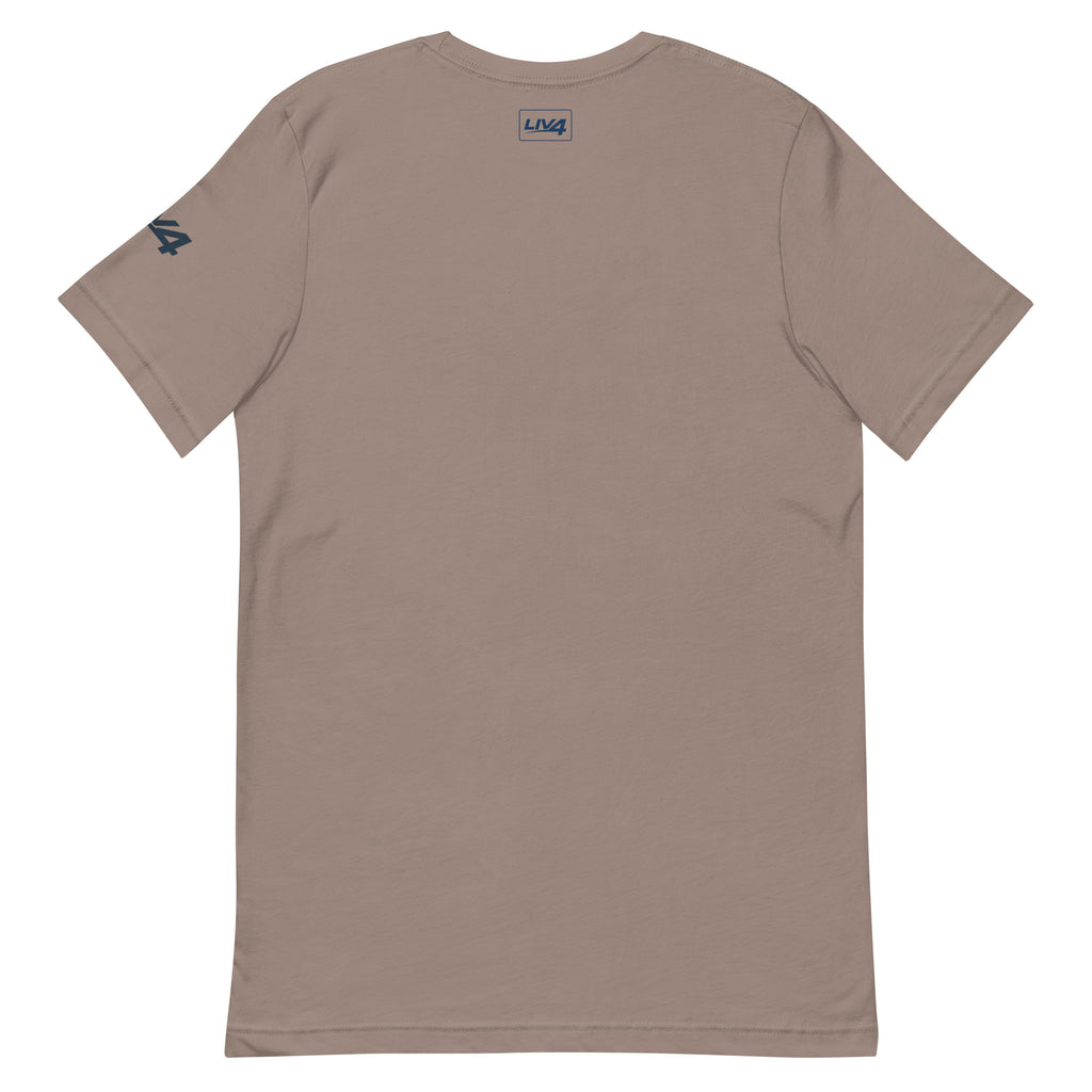 LIV 4 Soccer with USA Flag Unisex T-Shirt