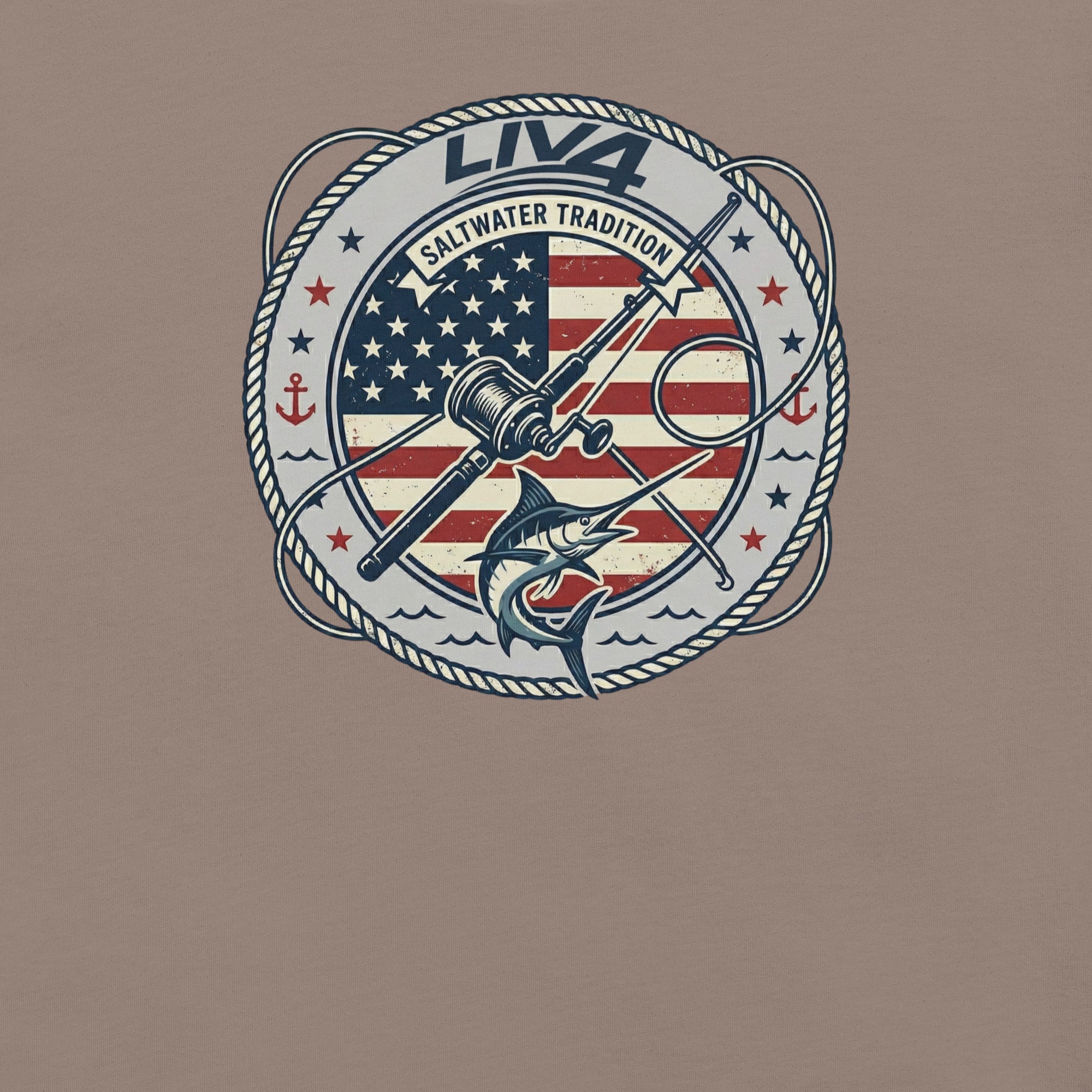 LIV 4 Saltwater Tradition Fishing Unisex T-Shirt
