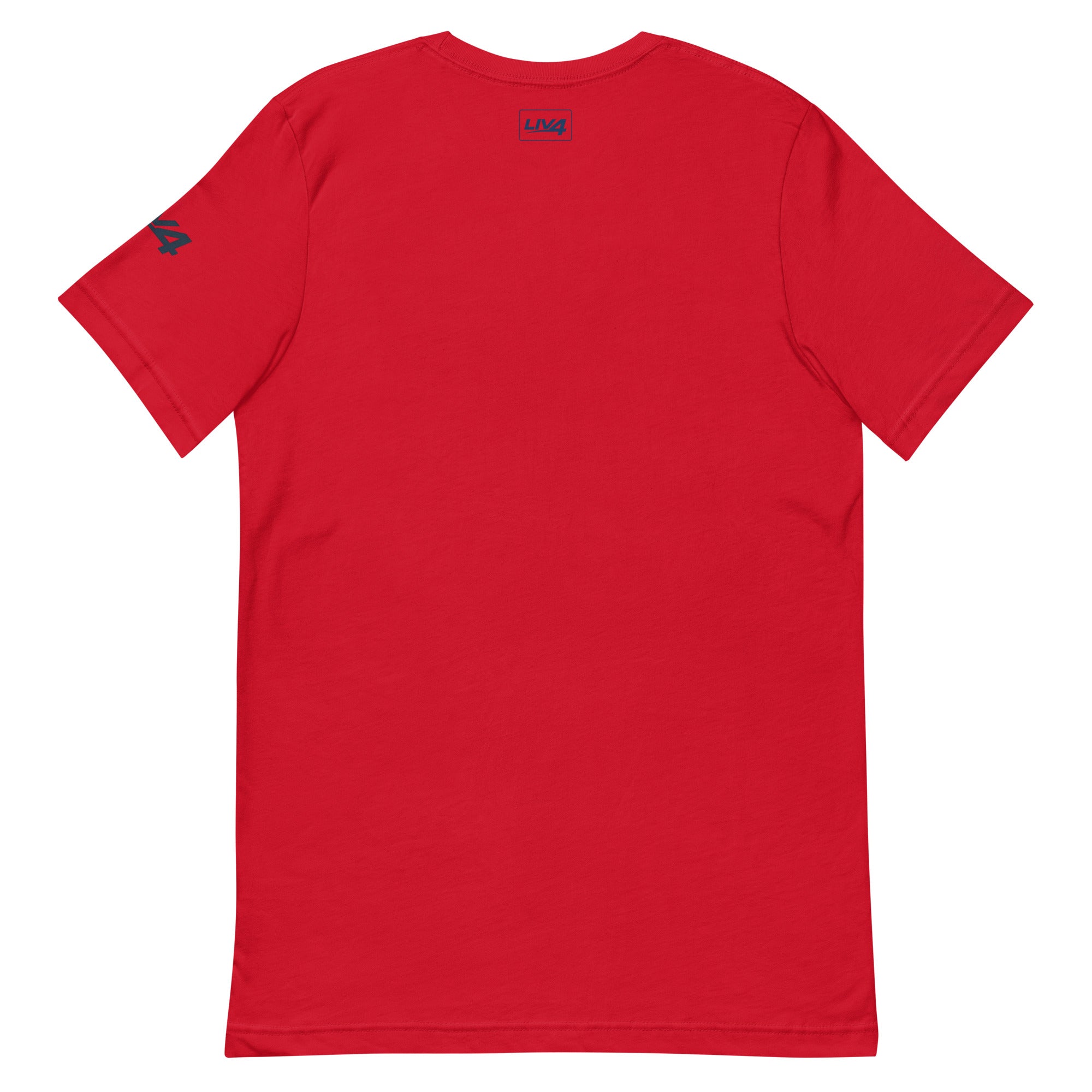 LIV 4 Soccer with USA Flag Unisex T-Shirt