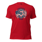 LIV 4 Soccer with USA Flag Unisex T-Shirt