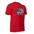 LIV 4 Soccer with USA Flag Unisex T-Shirt