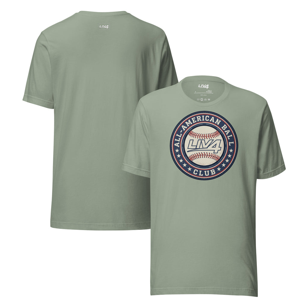 LIV 4 All American Ball Club Baseball Unisex T-Shirt