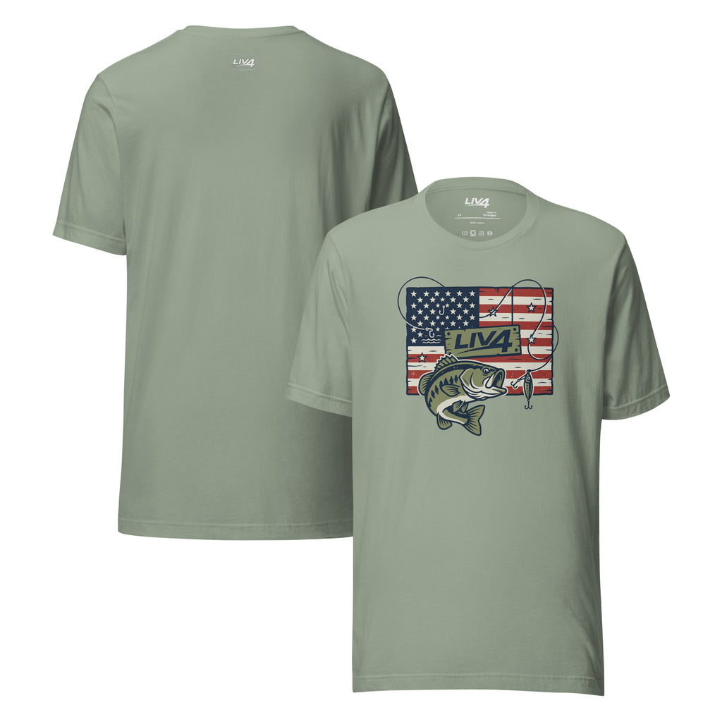LIV 4 Bass Fishing Unisex T-Shirt