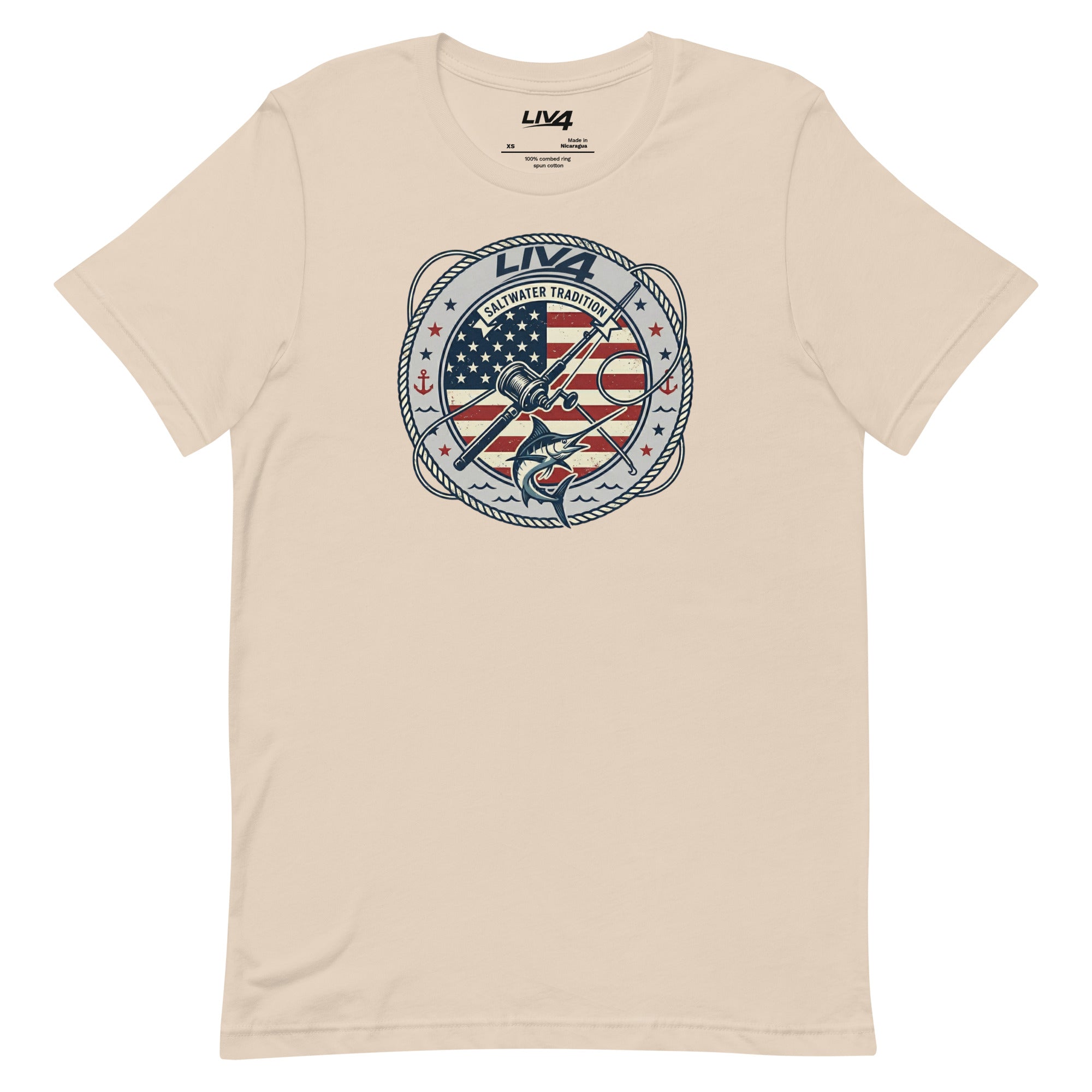 LIV 4 Saltwater Tradition Fishing Unisex T-Shirt