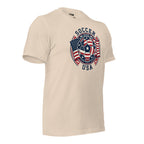 LIV 4 Soccer with USA Flag Unisex T-Shirt