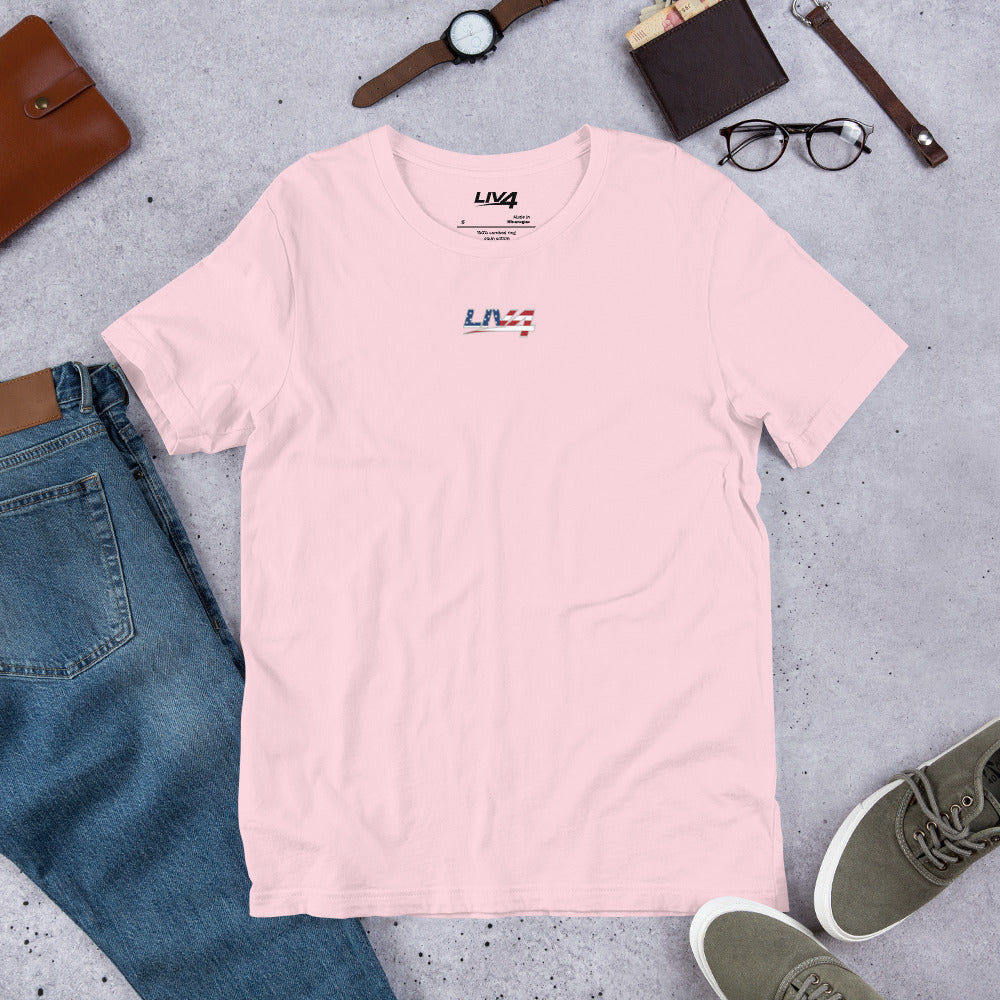 LIV 4 Patriotic Unisex T-Shirt | Small Logo