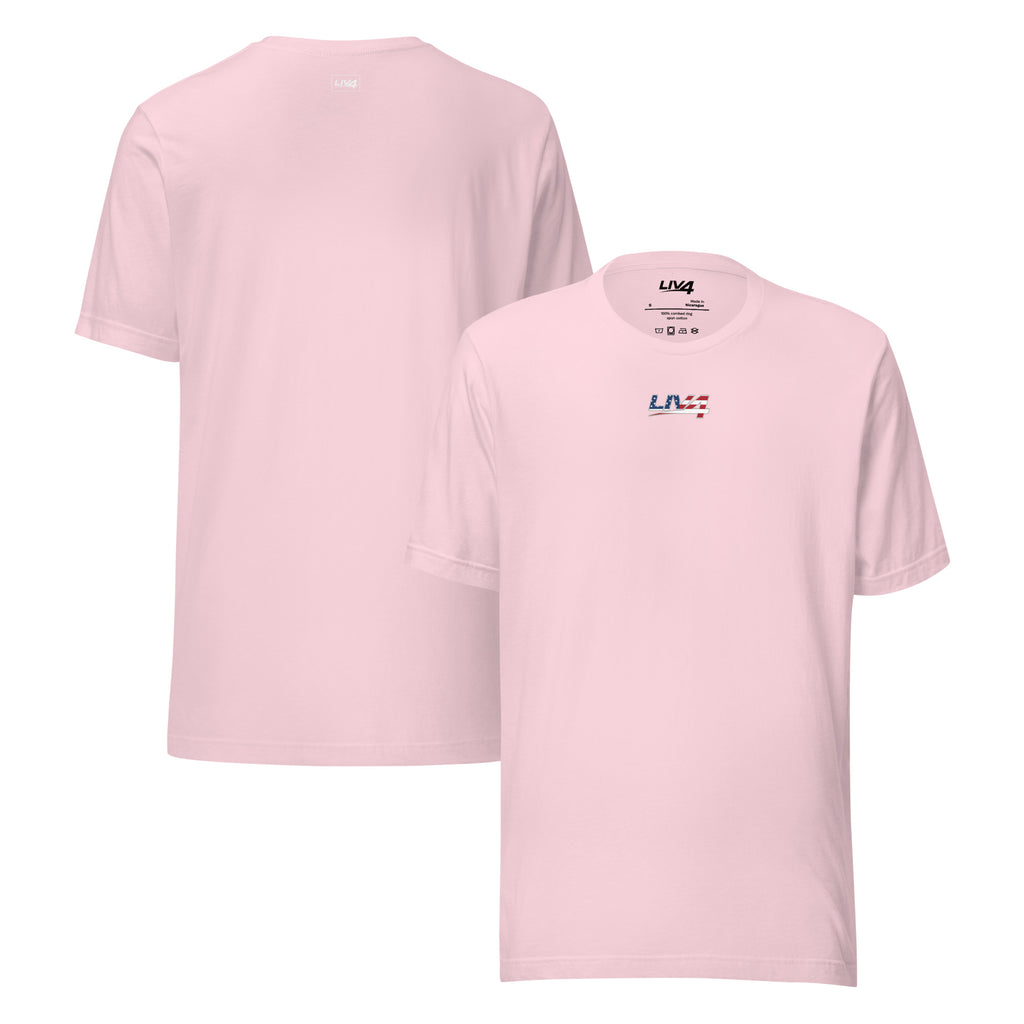 LIV 4 Patriotic Unisex T-Shirt | Small Logo