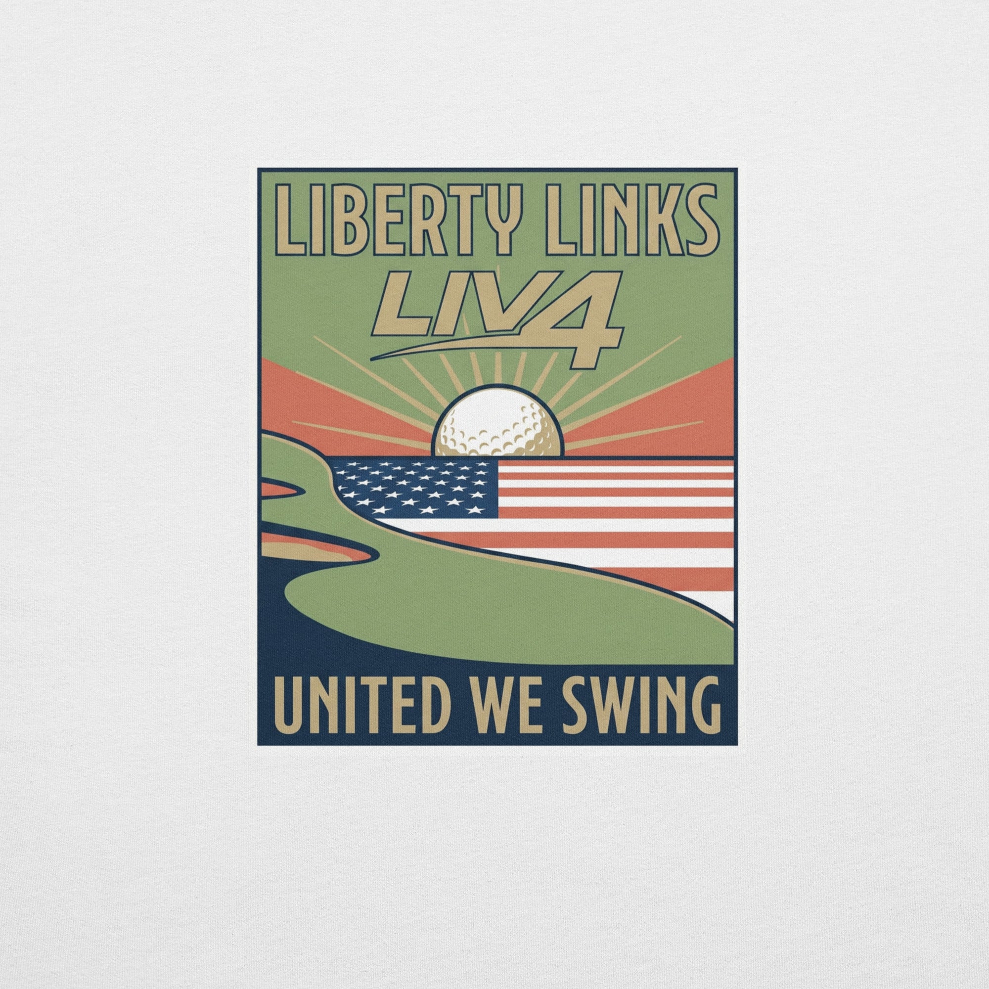 LIV 4 Liberty Links United We Swing Unisex T-Shirt