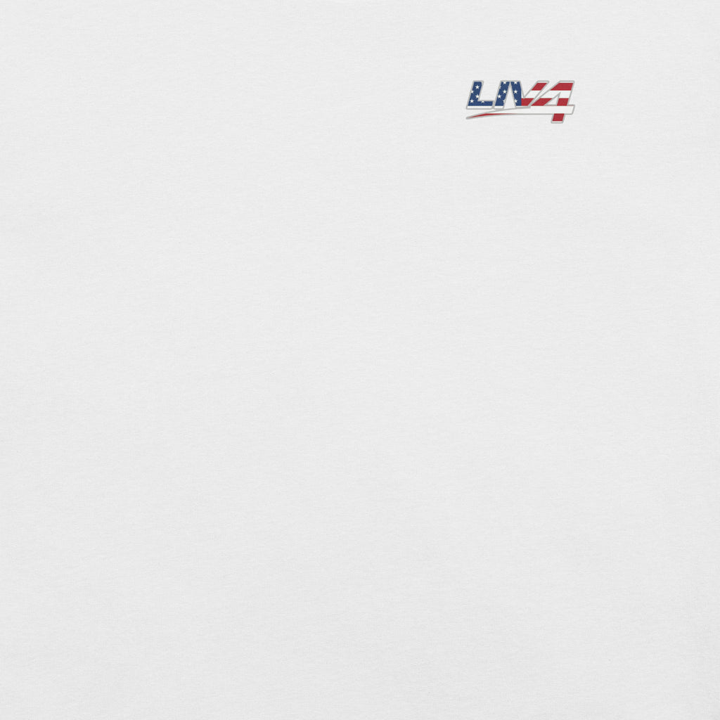 LIV 4 Stars Stripes and Tight Lines Fishing Unisex T-Shirt