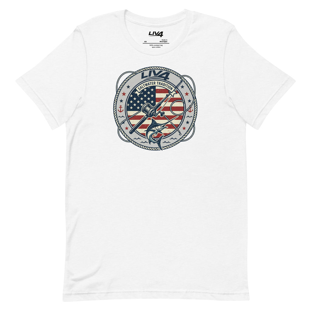 LIV 4 Saltwater Tradition Fishing Unisex T-Shirt