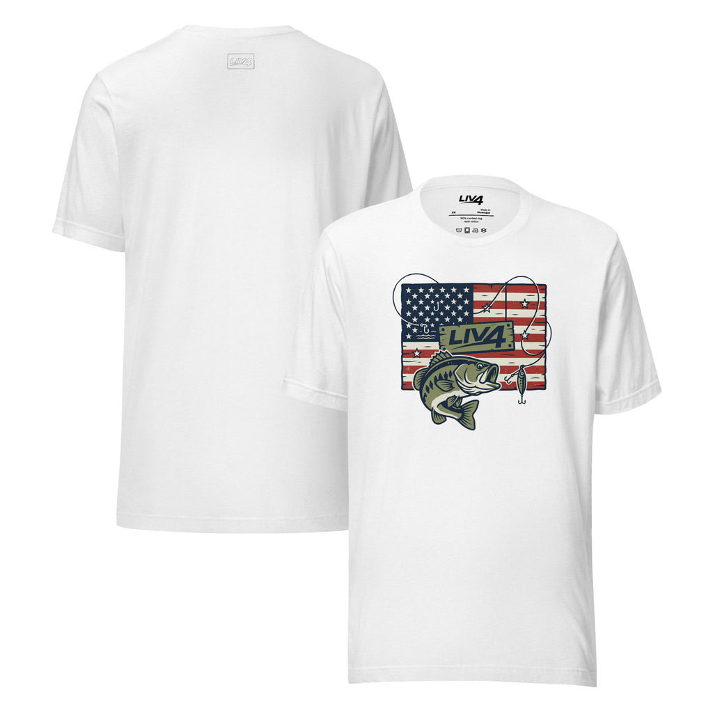 LIV 4 Bass Fishing Unisex T-Shirt