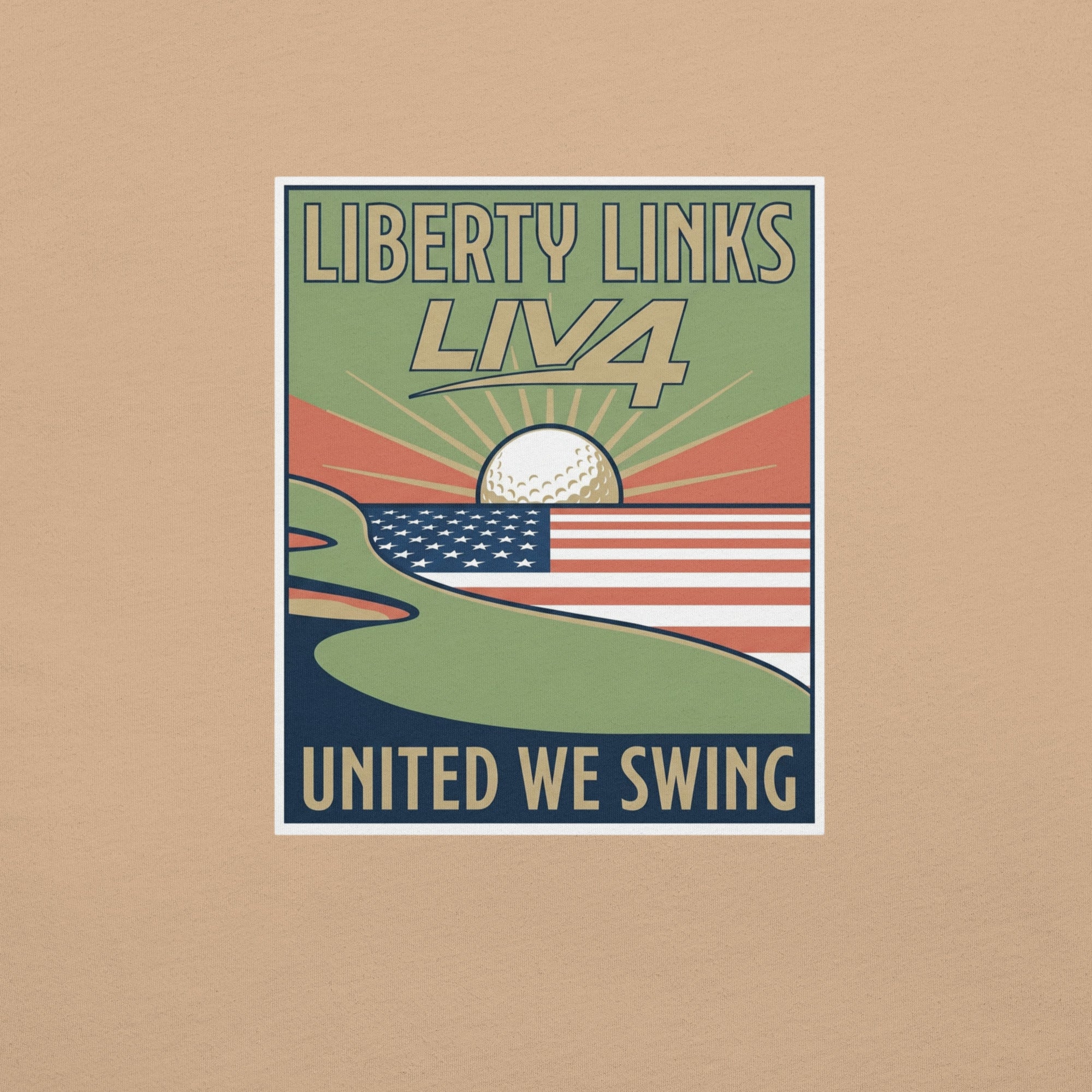 LIV 4 Liberty Links United We Swing Unisex T-Shirt