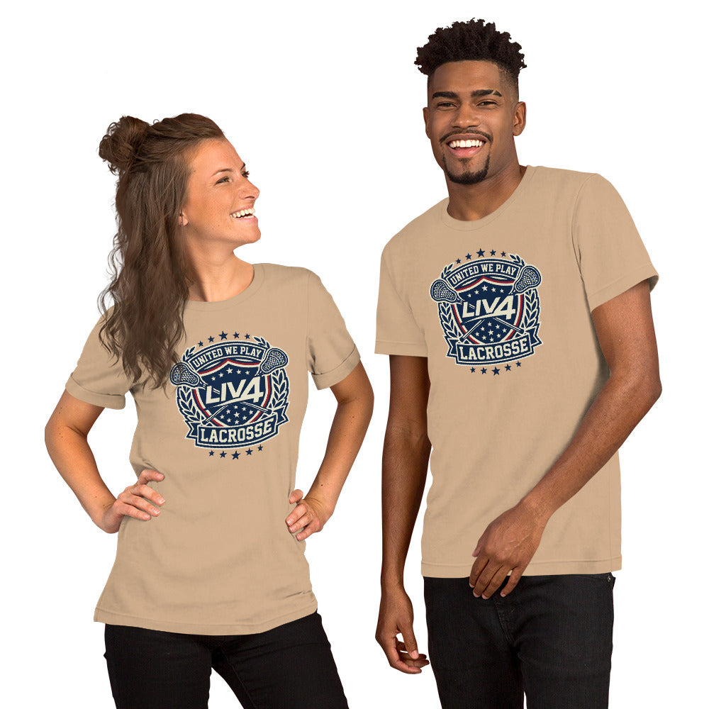 LIV 4 United We Play Lacrosse Unisex T-Shirt