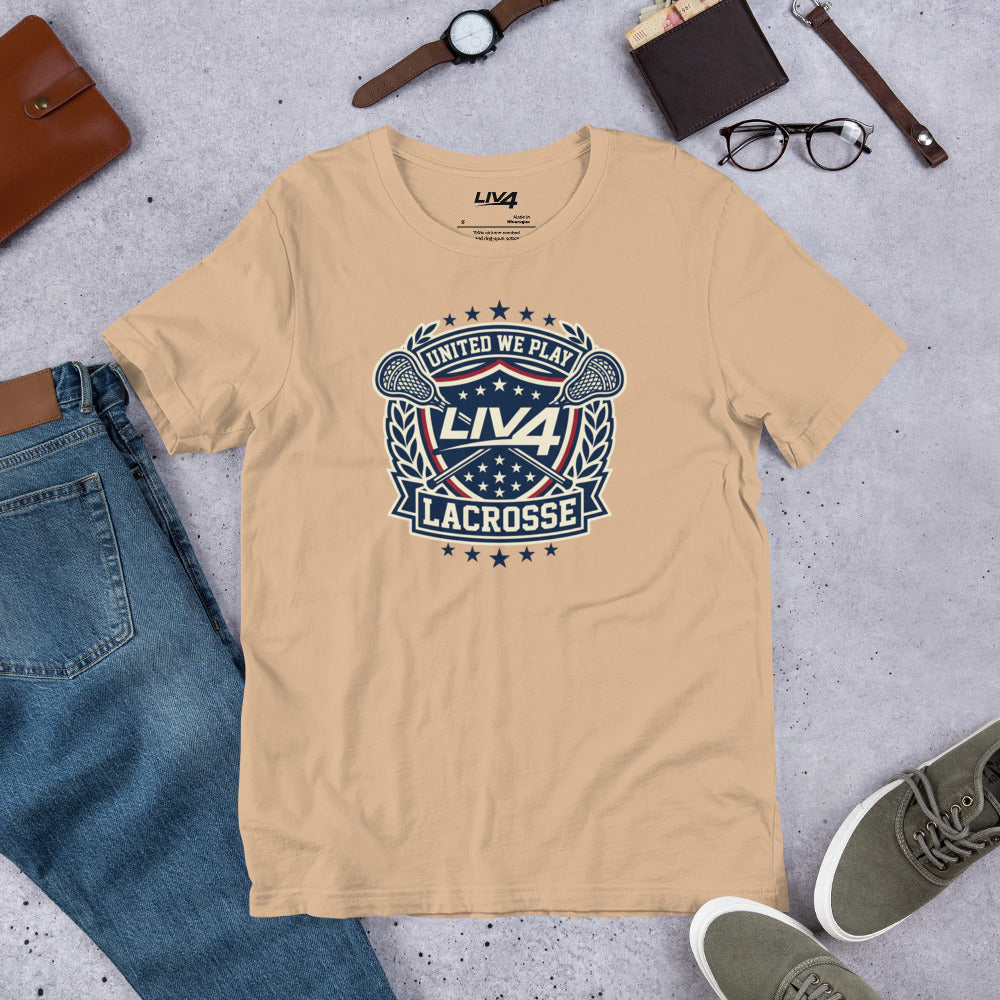 LIV 4 United We Play Lacrosse Unisex T-Shirt