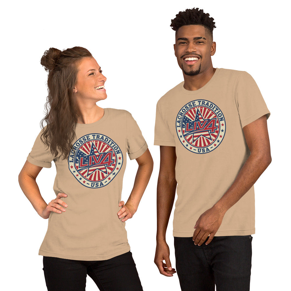 LIV 4 Lacrosse Tradition USA Unisex T-Shirt