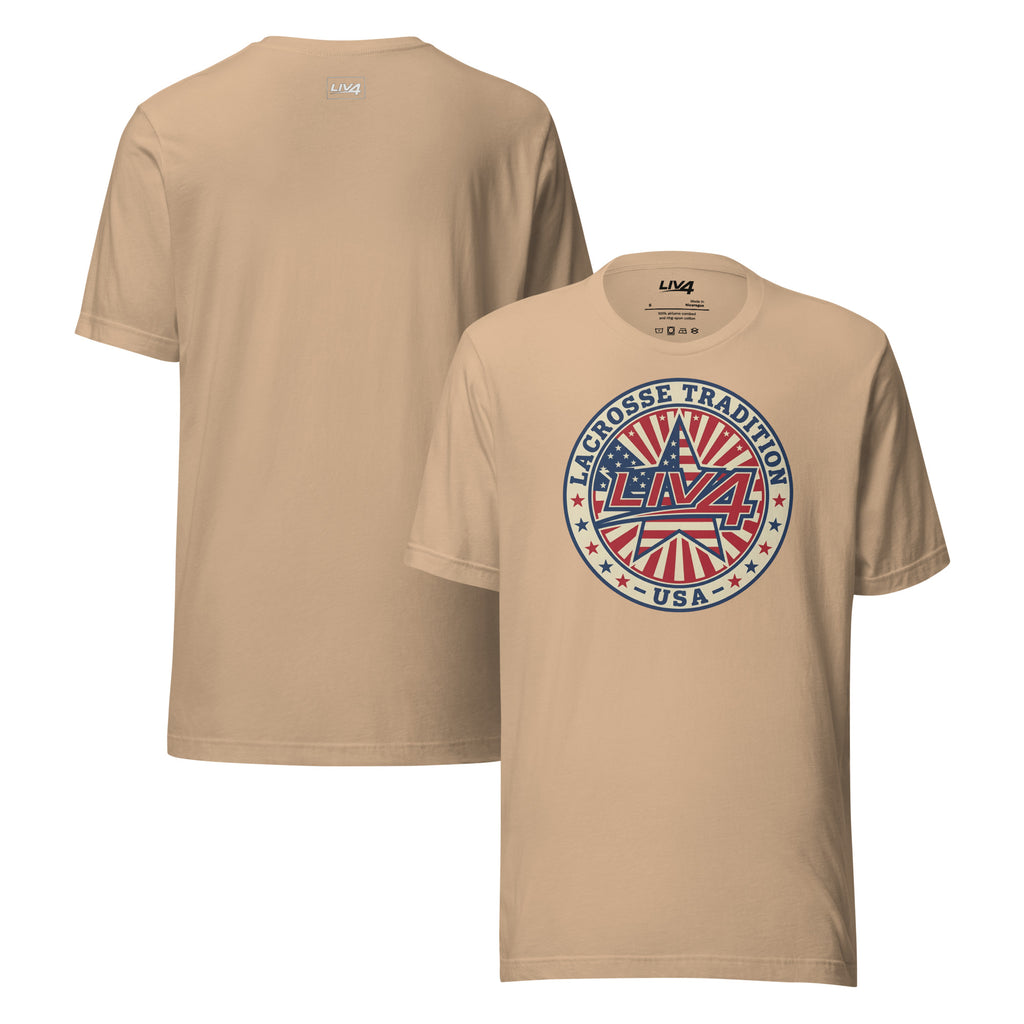 LIV 4 Lacrosse Tradition USA Unisex T-Shirt