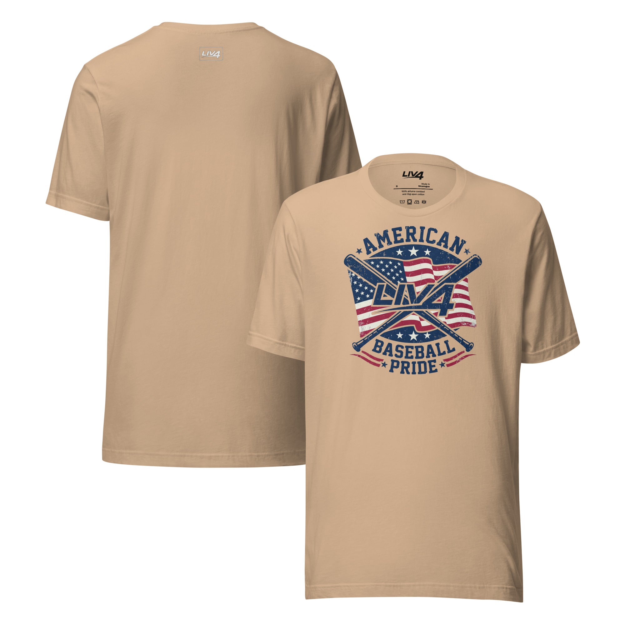 LIV 4 American Baseball Pride Unisex T-Shirt