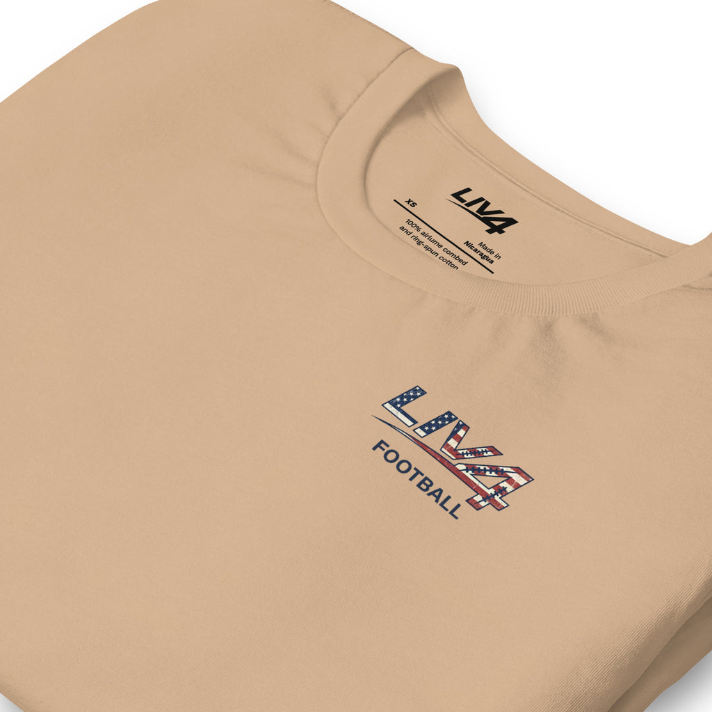 LIV 4 Football Patriotic Unisex T-Shirt