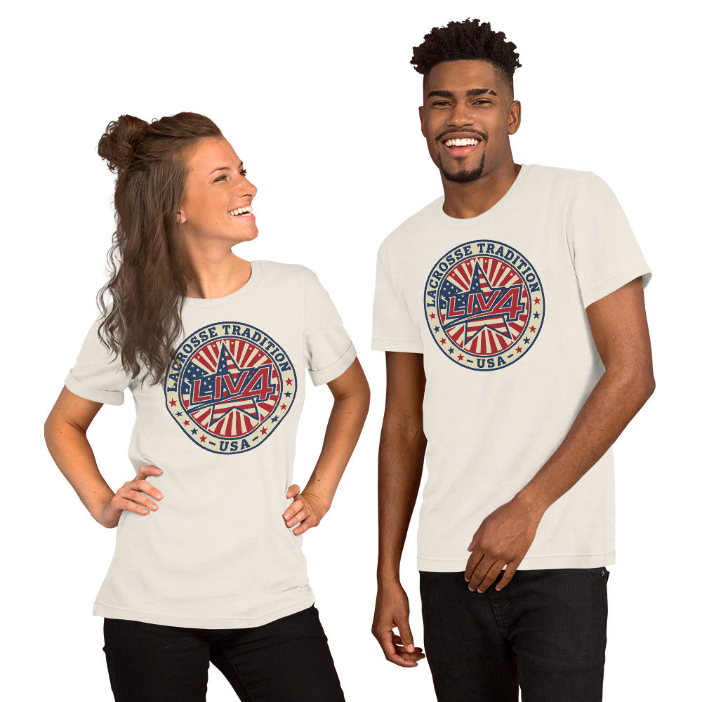 LIV 4 Lacrosse Tradition USA Unisex T-Shirt