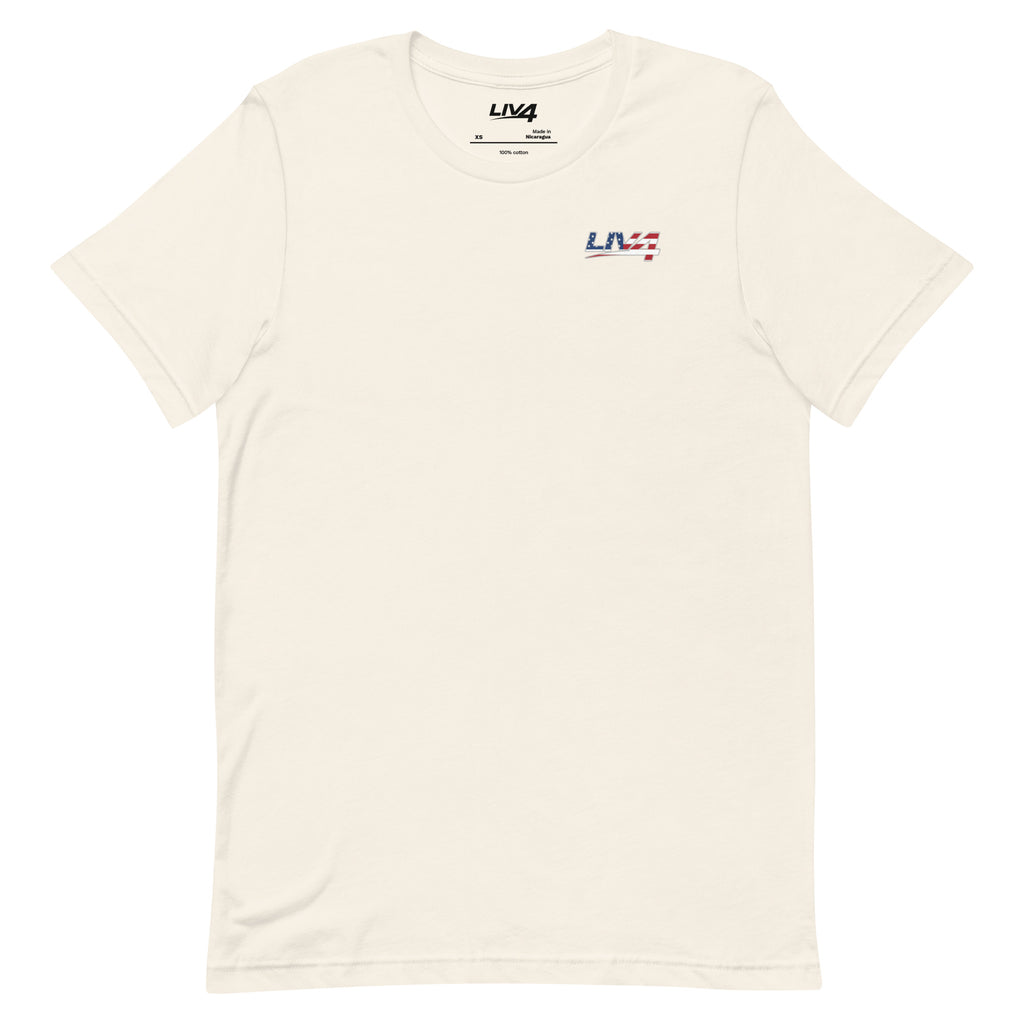 LIV 4 Stars Stripes and Tight Lines Fishing Unisex T-Shirt