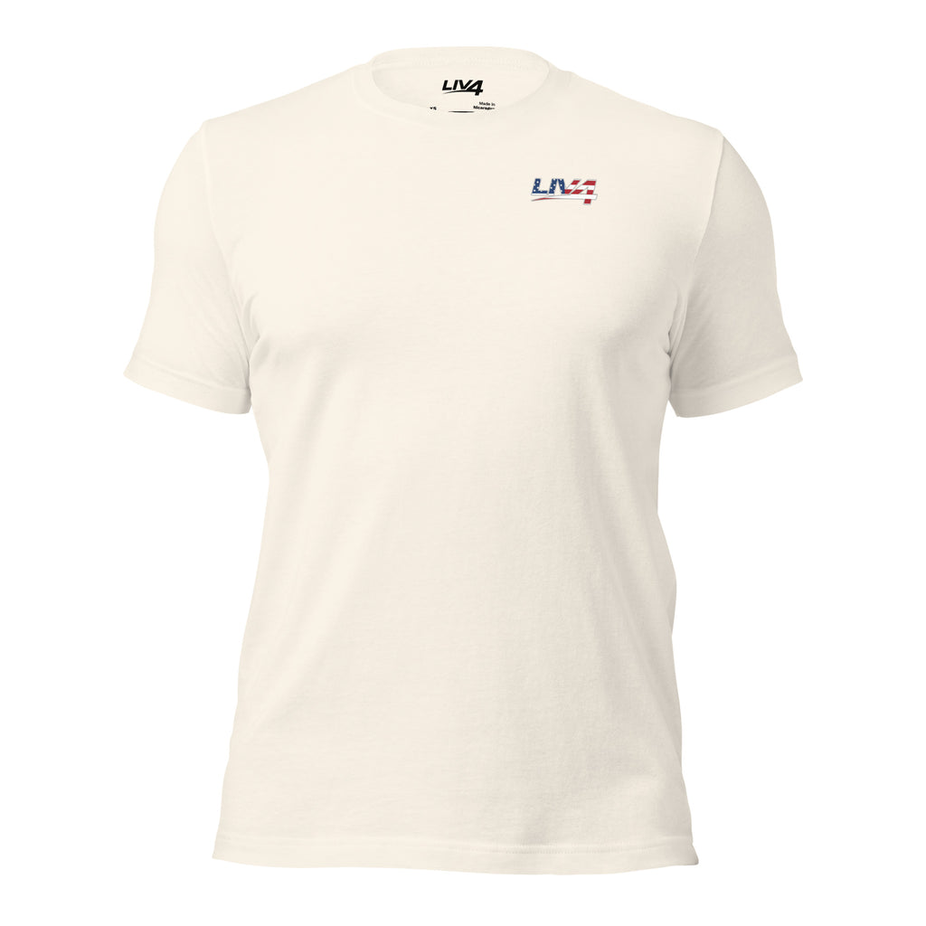 LIV 4 Stars Stripes and Tight Lines Fishing Unisex T-Shirt