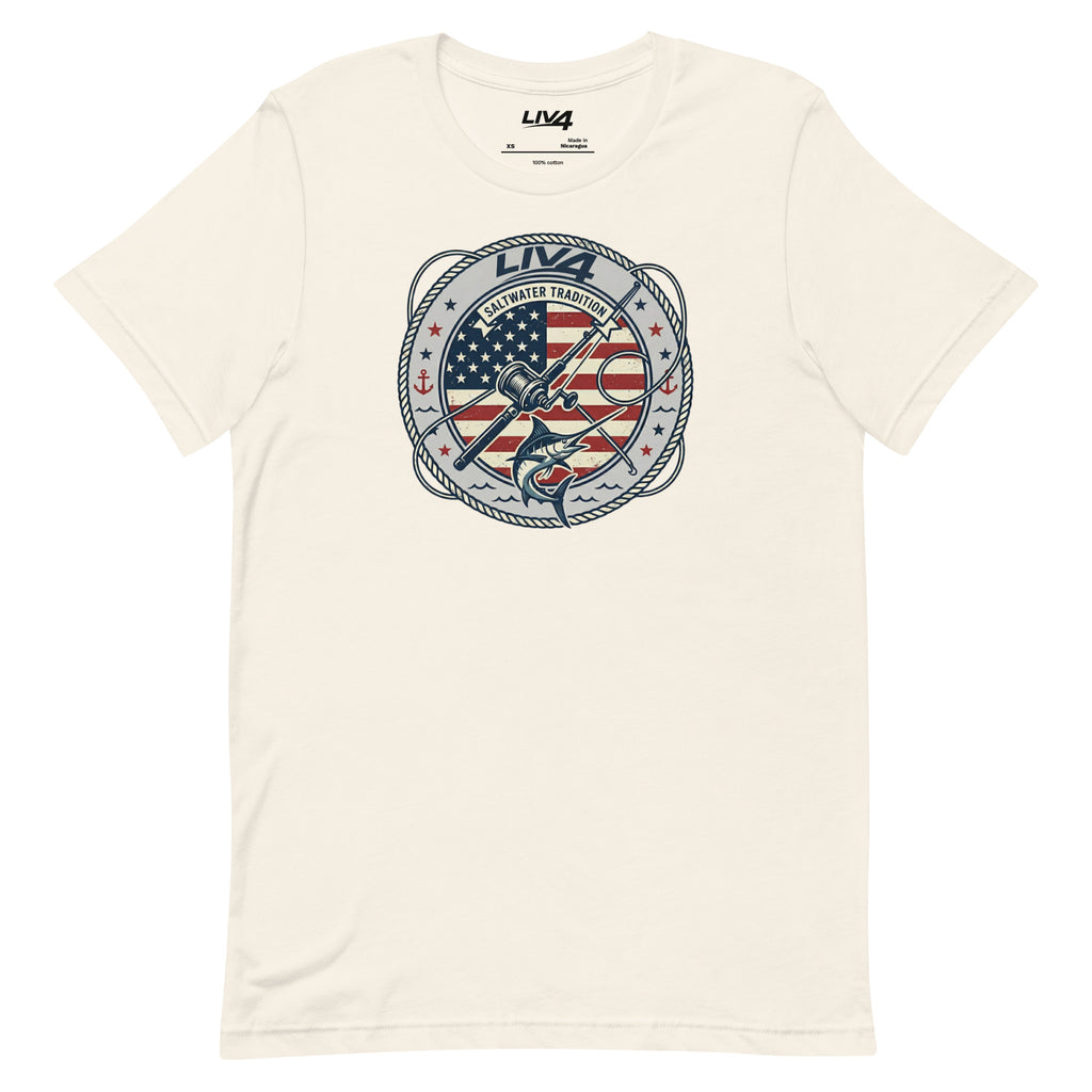 LIV 4 Saltwater Tradition Fishing Unisex T-Shirt