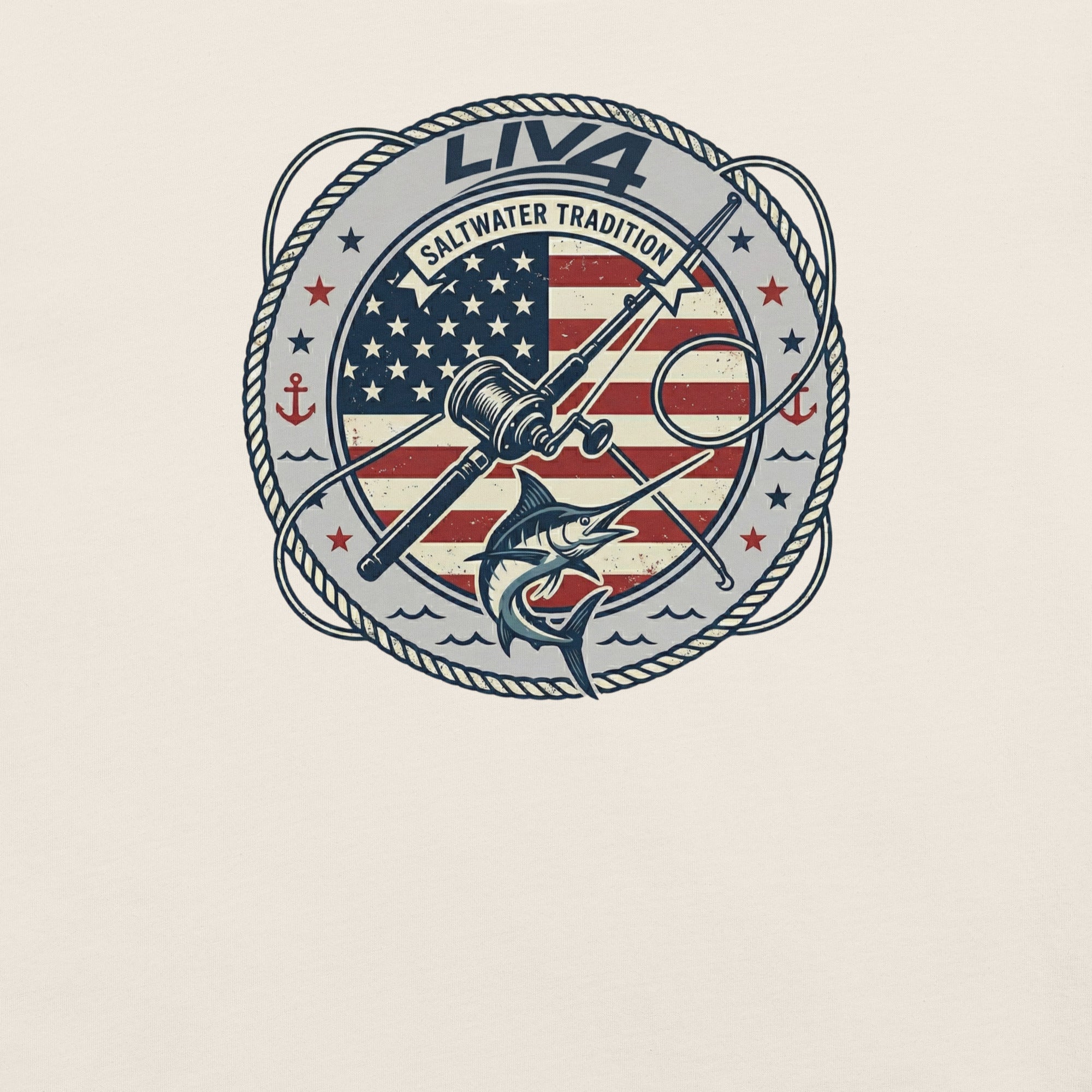 LIV 4 Saltwater Tradition Fishing Unisex T-Shirt