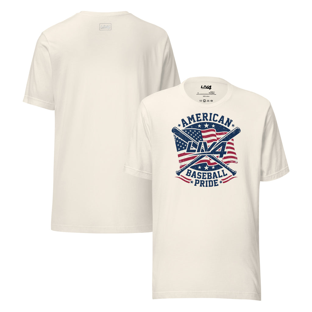 LIV 4 American Baseball Pride Unisex T-Shirt