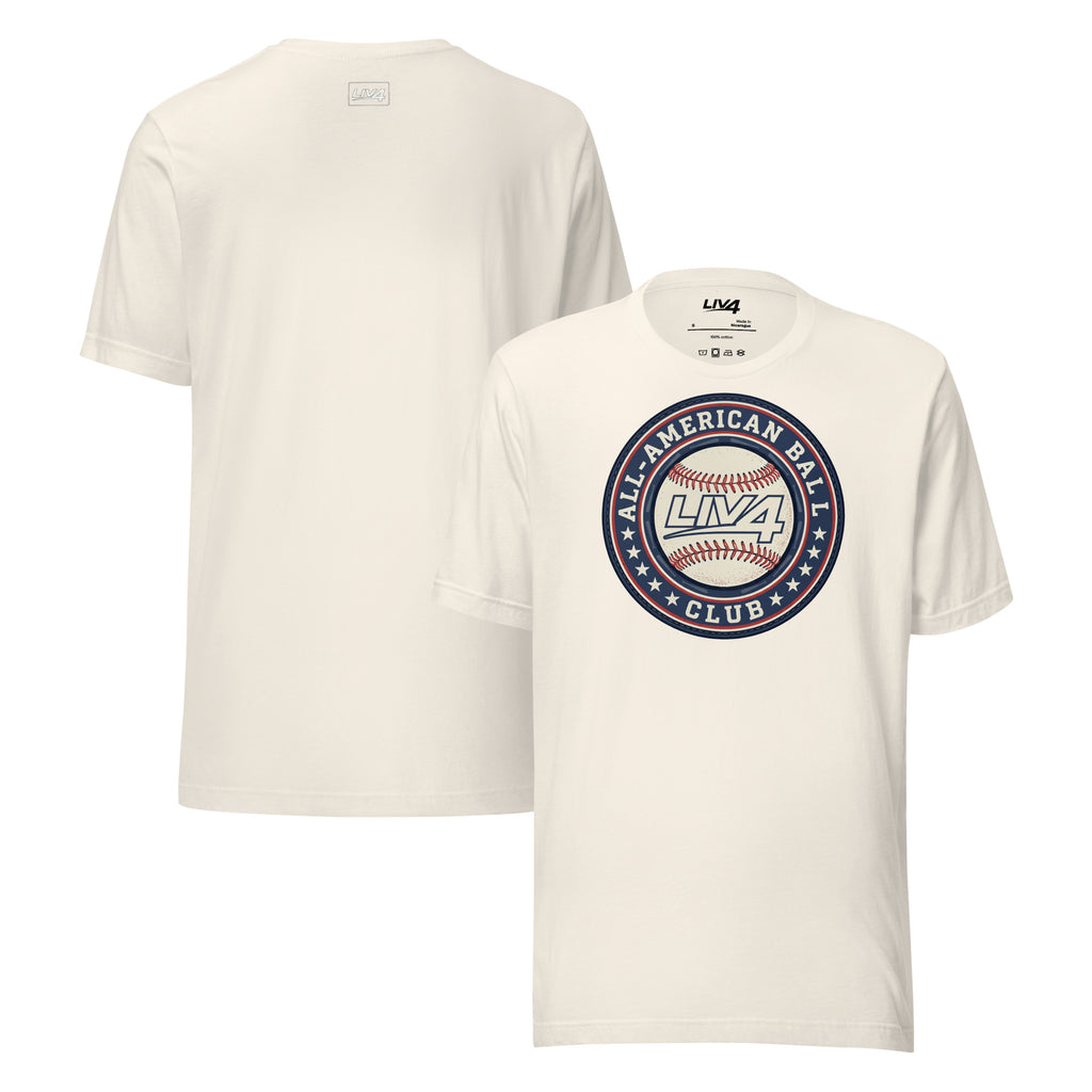 LIV 4 All American Ball Club Baseball Unisex T-Shirt