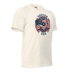 LIV 4 Soccer with USA Flag Unisex T-Shirt