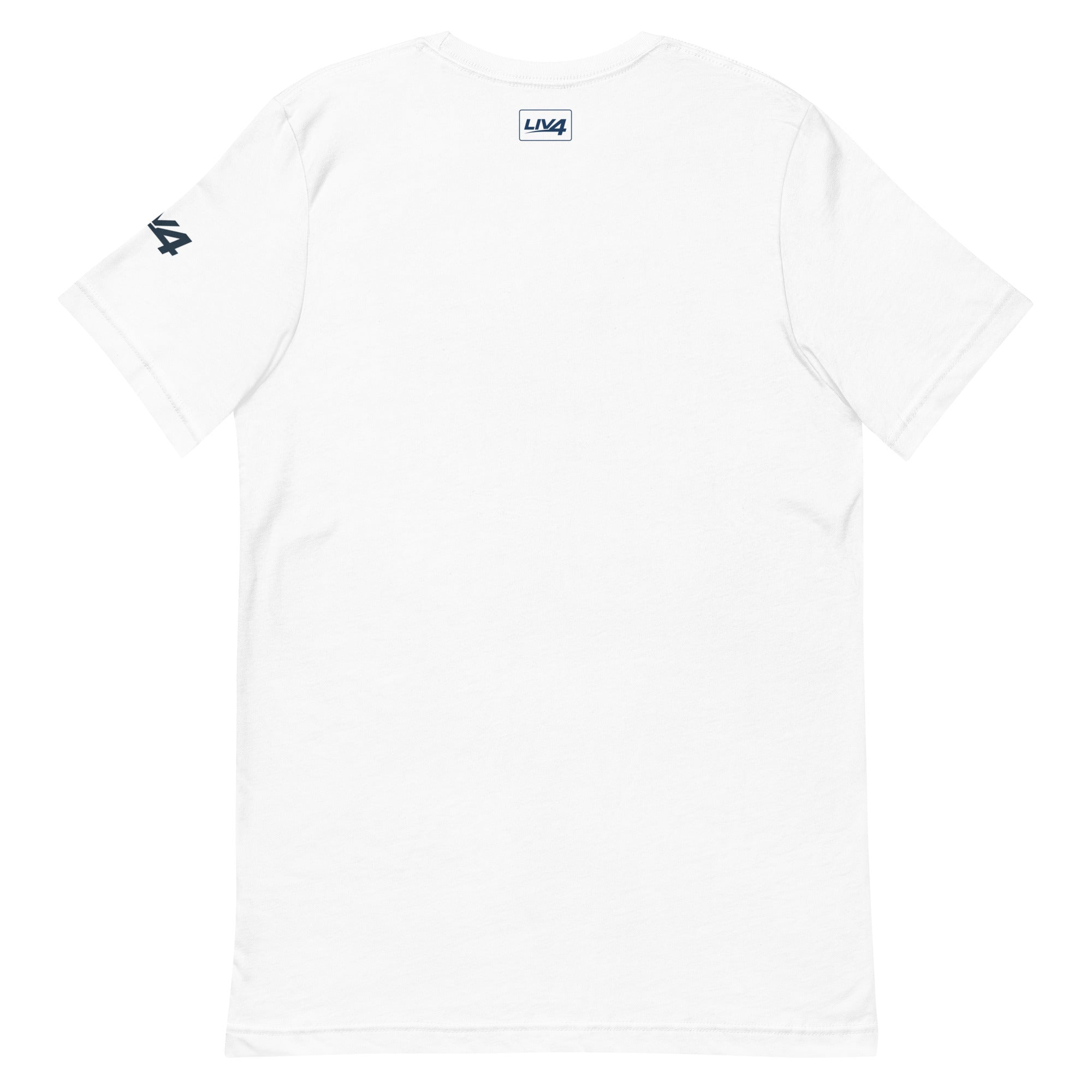 LIV 4 Soccer with USA Flag Unisex T-Shirt