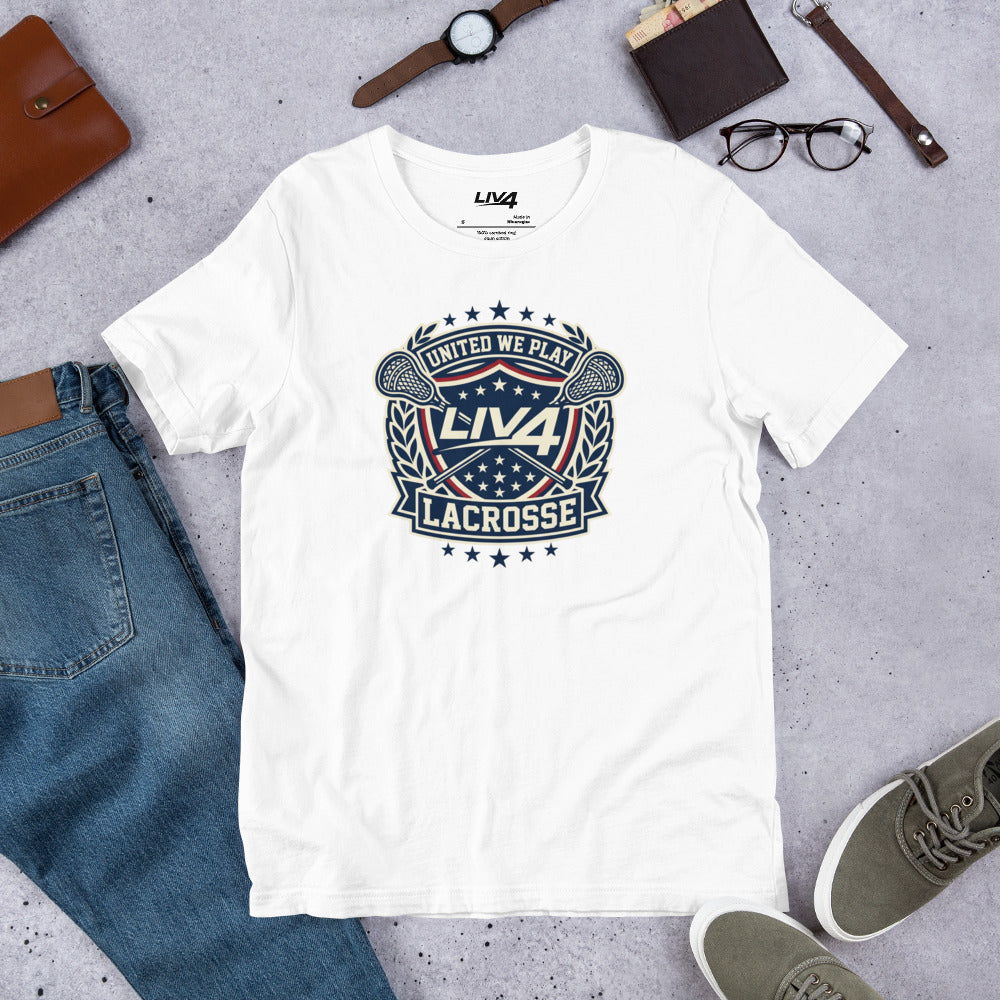 LIV 4 United We Play Lacrosse Unisex T-Shirt