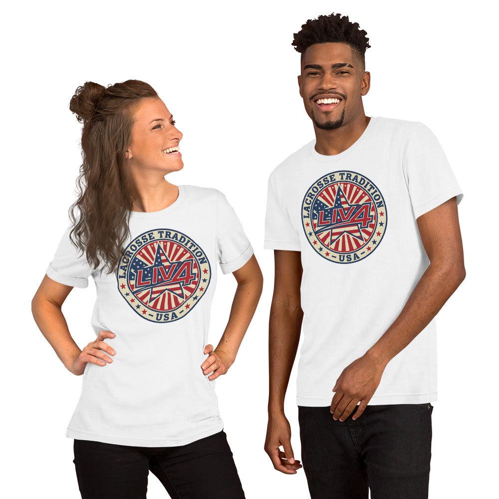 LIV 4 Lacrosse Tradition USA Unisex T-Shirt