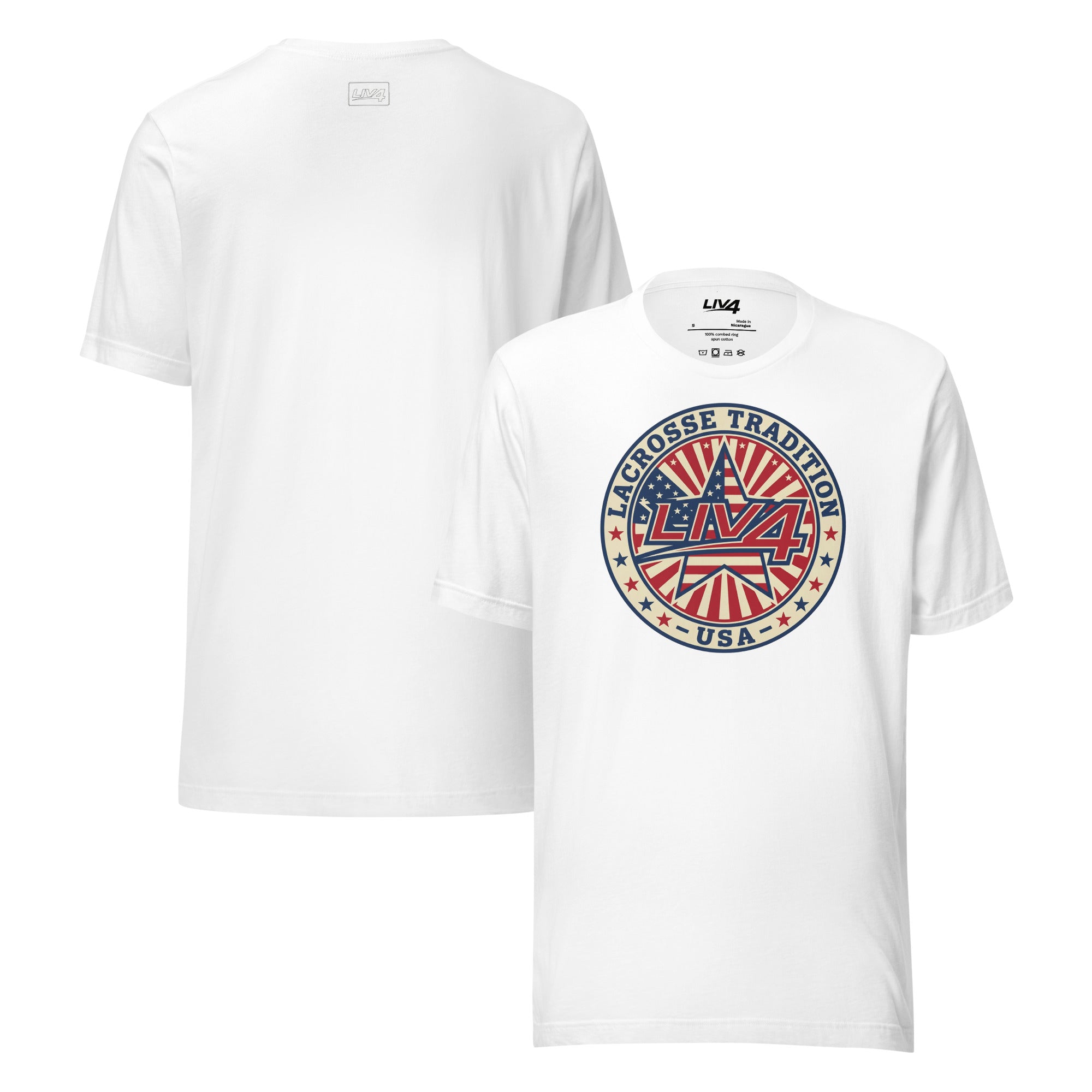 LIV 4 Lacrosse Tradition USA Unisex T-Shirt