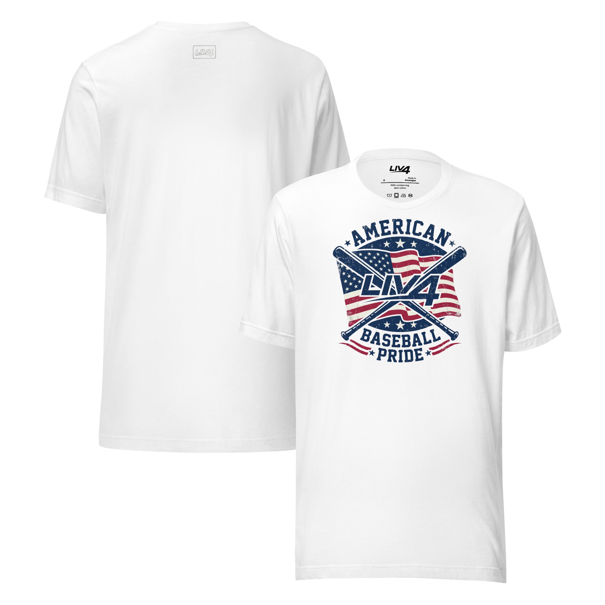 LIV 4 American Baseball Pride Unisex T-Shirt