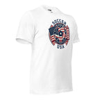 LIV 4 Soccer with USA Flag Unisex T-Shirt