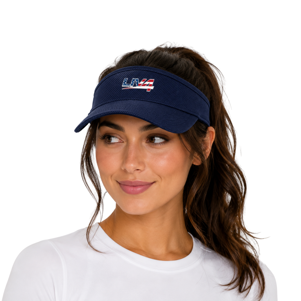 LIV 4 Patriotic Visor | Moisture Wicking and Velcro
