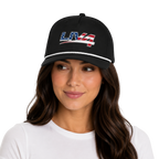 LIV 4 Patriotic Classic Rope Curved Bill Cap | Snapback and Adjustable