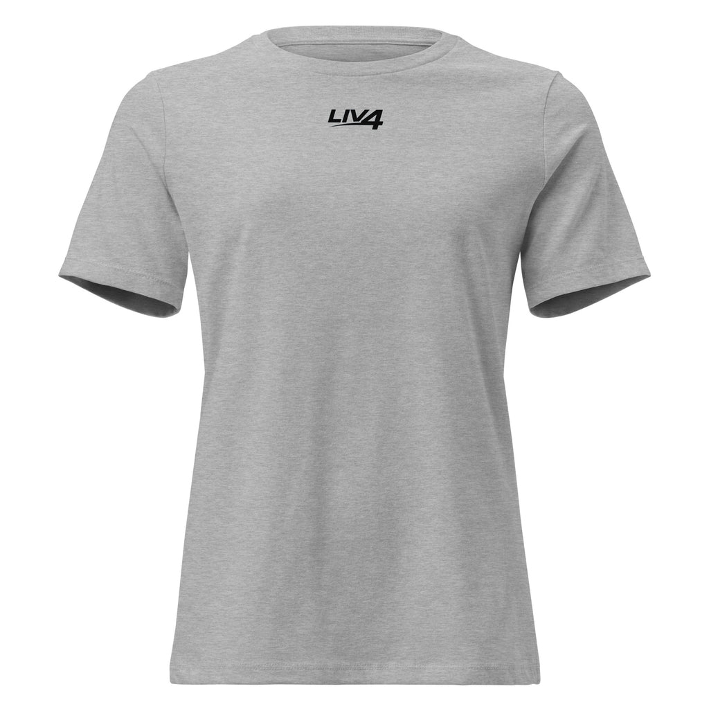LIV 4 Women's Relaxed T-Shirt | Black Logo