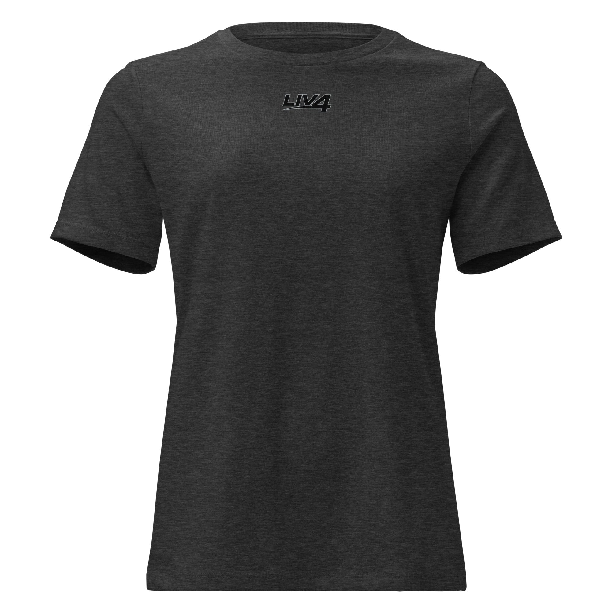 LIV 4 Women's Relaxed T-Shirt | Black Logo