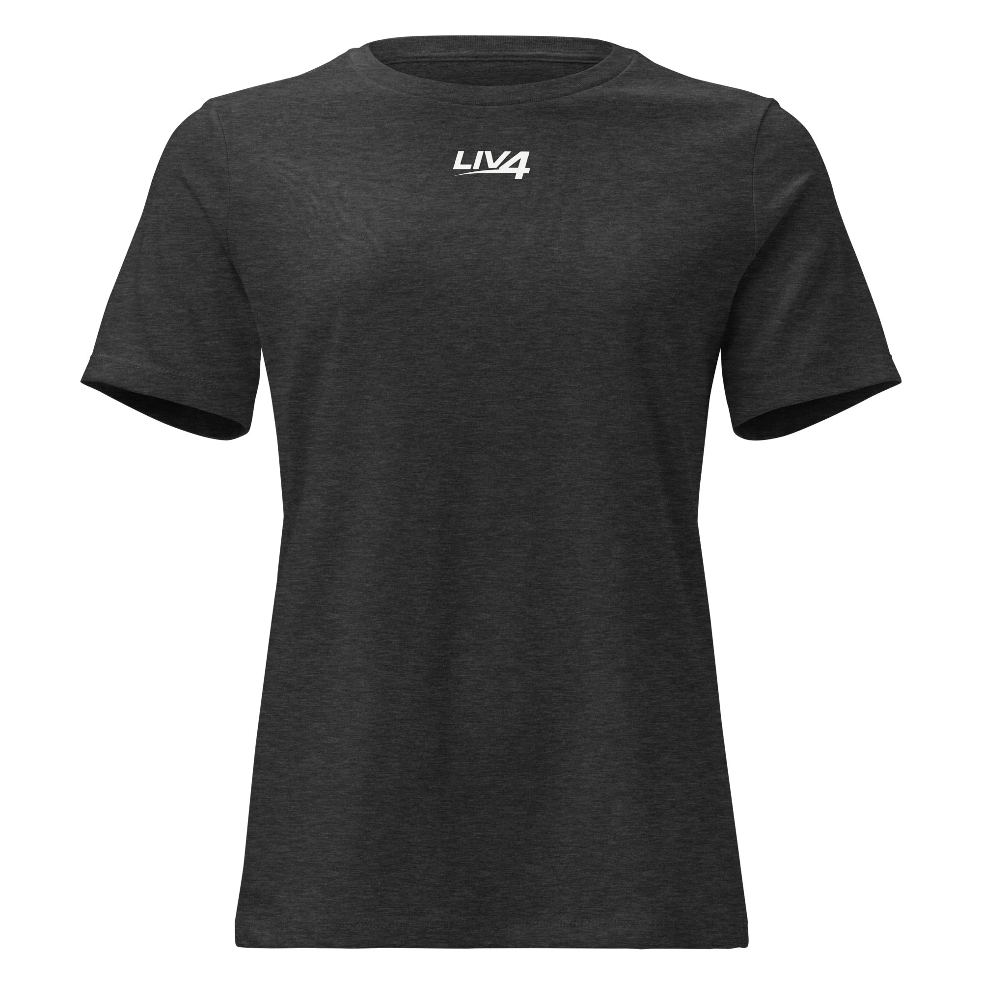 LIV 4 Women's Relaxed T-Shirt | White Logo