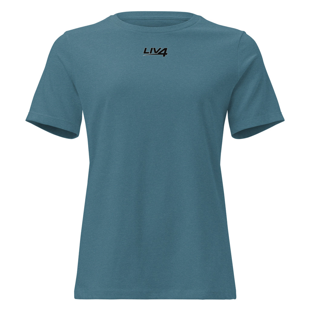 LIV 4 Women's Relaxed T-Shirt | Black Logo