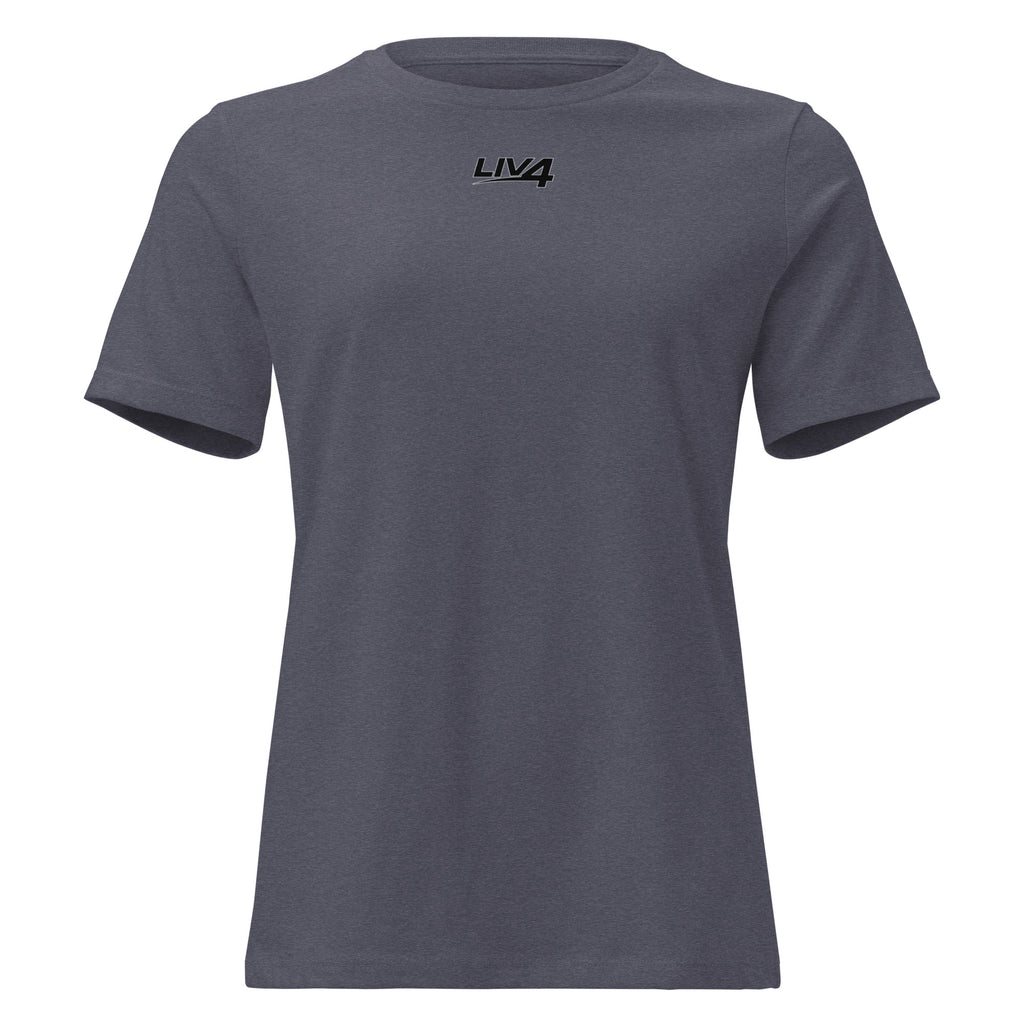 LIV 4 Women's Relaxed T-Shirt | Black Logo