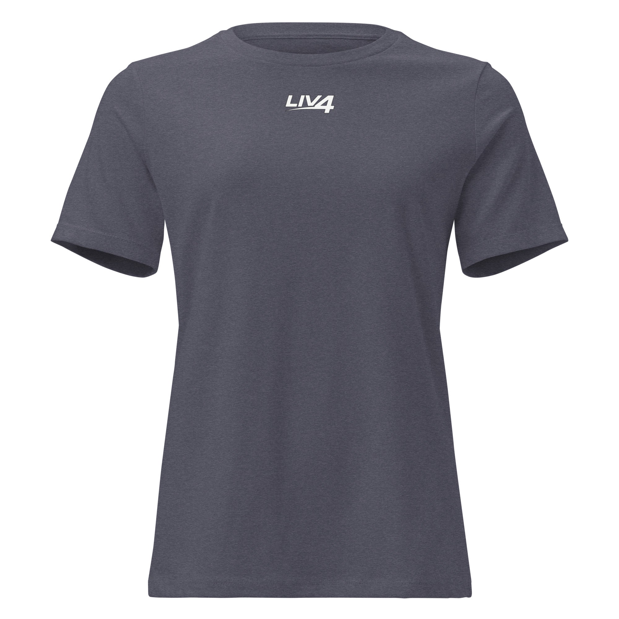 LIV 4 Women's Relaxed T-Shirt | White Logo