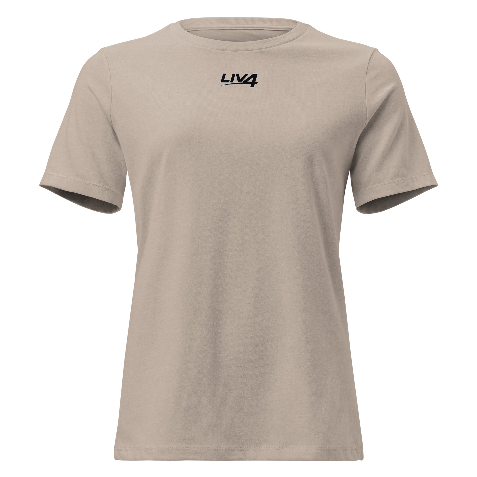 LIV 4 Women's Relaxed T-Shirt | Black Logo
