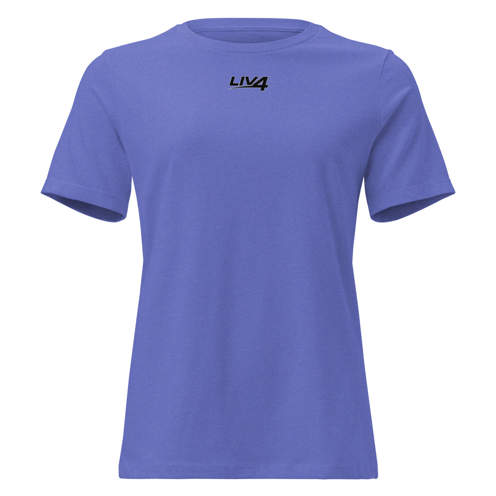 LIV 4 Women's Relaxed T-Shirt | Black Logo