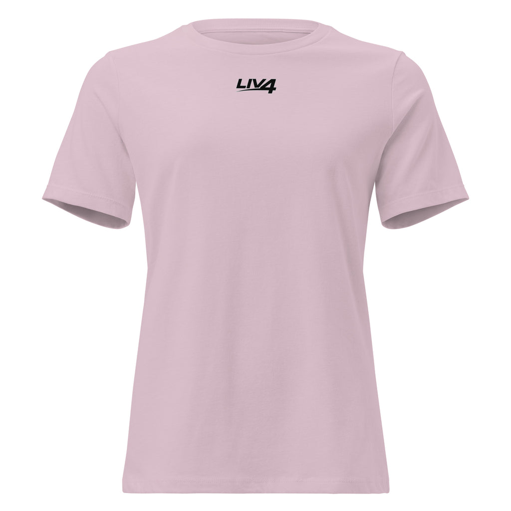 LIV 4 Women's Relaxed T-Shirt | Black Logo