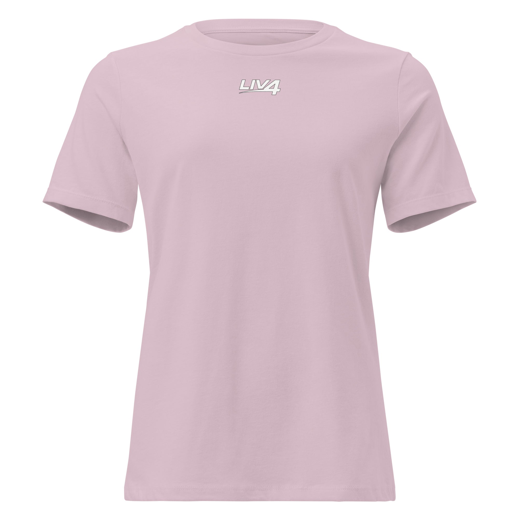 LIV 4 Women's Relaxed T-Shirt | White Logo