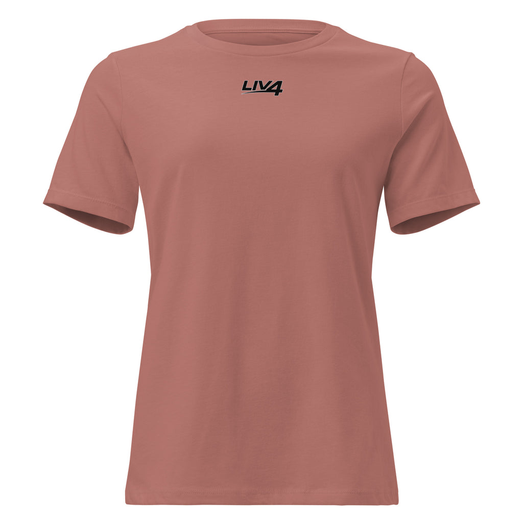 LIV 4 Women's Relaxed T-Shirt | Black Logo